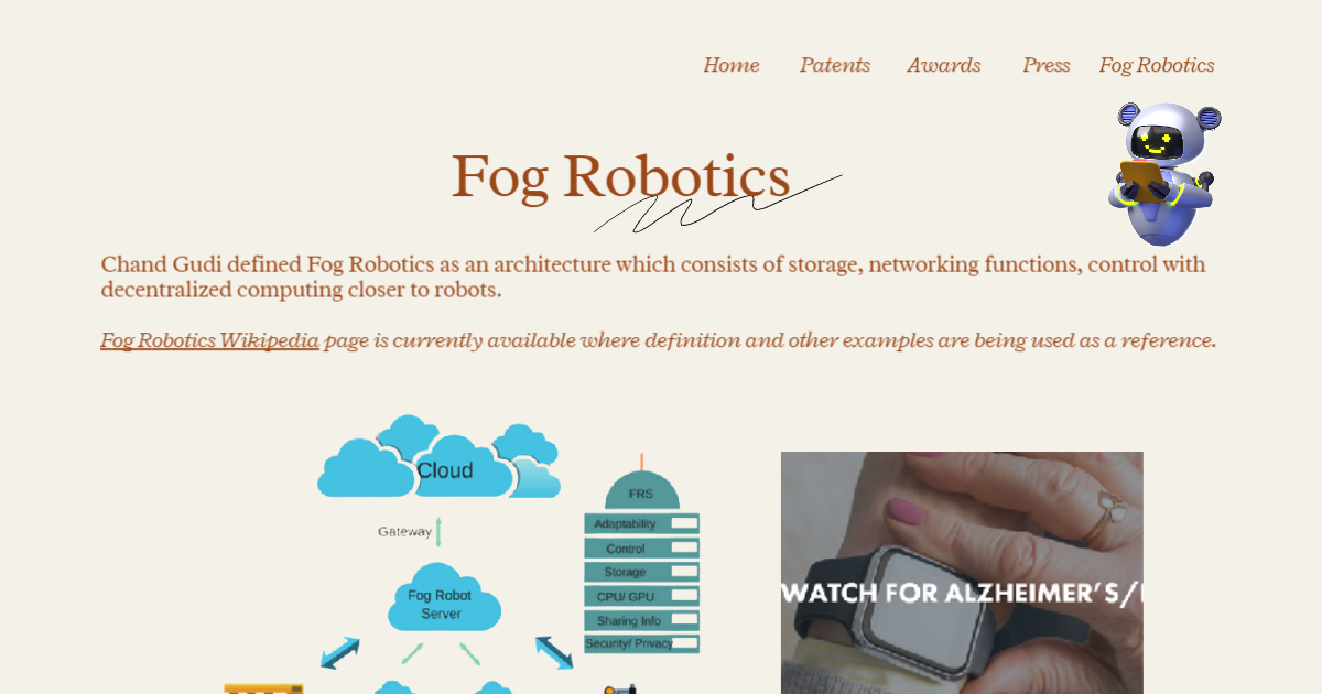 Fog Robotics | Chand Gudi